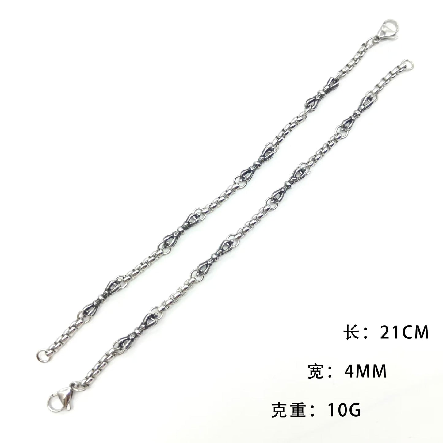 Vajra stainless steel retro simple bracelet
