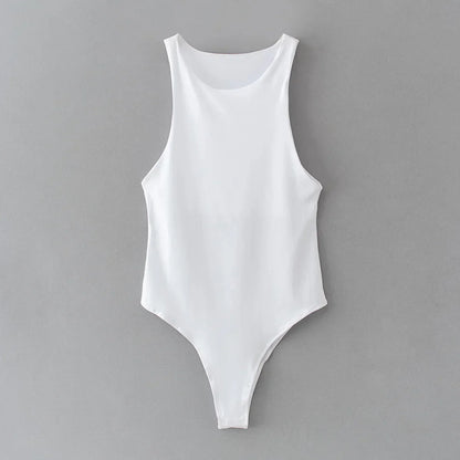 summer solid sexy bodycon women bodysuits