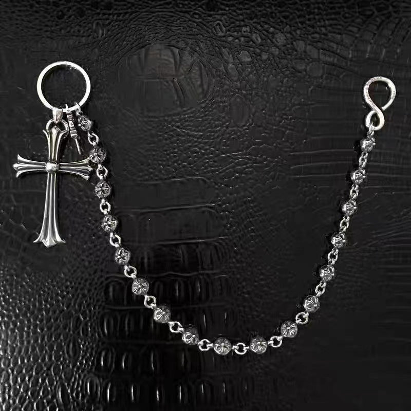 Retro chain waist trouser chain bag chain Key chain Retro dagger