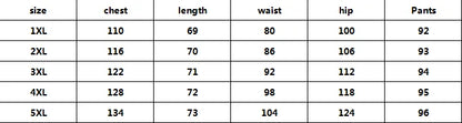 Summer Plus Size Women's Printed Comfortable Casual Set
